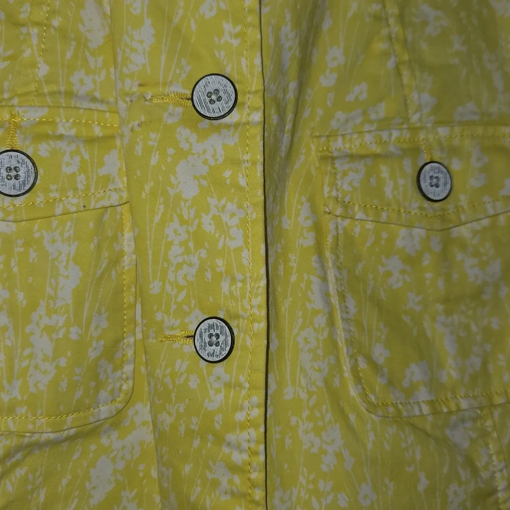 CAbi Yellow Floral Jacket - Picture 4 of 8